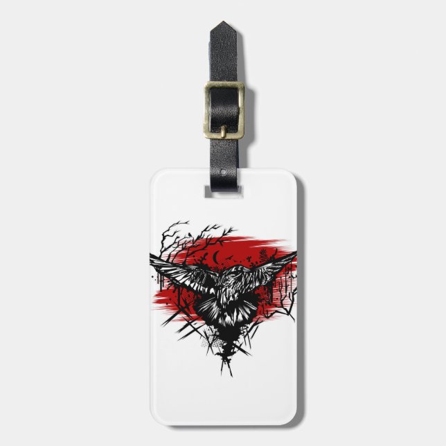 Crows Night  Luggage Tag (Front Vertical)