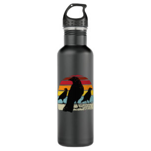Crows Retro Crow Raven 710 Ml Water Bottle