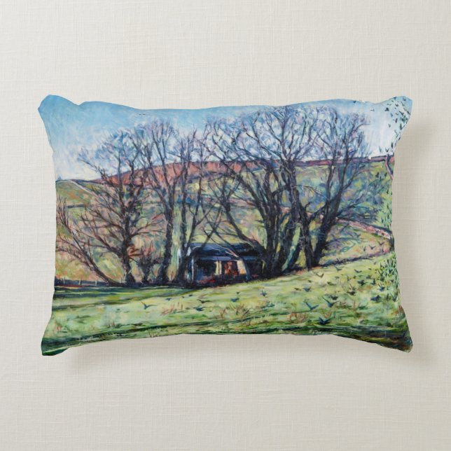 Crows Rising 2009 Accent Pillow (Front)