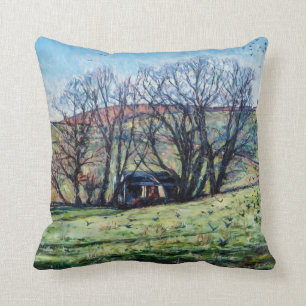 Crows Rising 2009 Throw Pillow