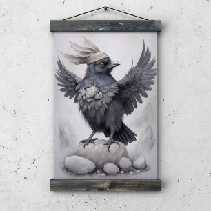 Crows Rock ! Poster Corbeau