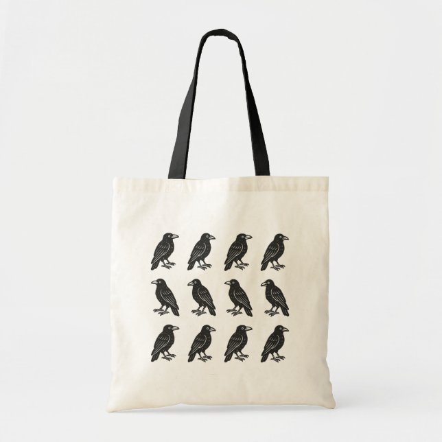 Crows Tote Bag (Front)