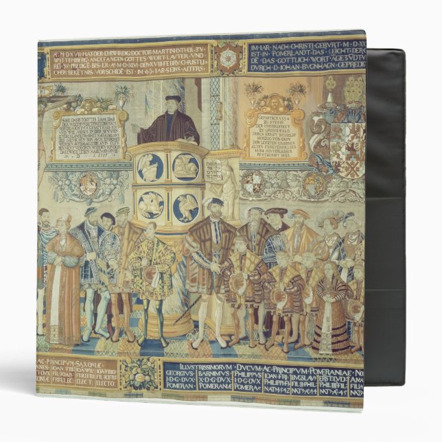 Croy Tapestry, 1554 Binder (Front/Inside)
