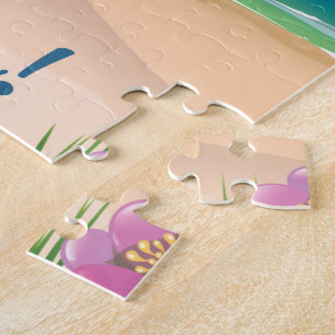 CROYDE BEACH Devon Vintage travel poster Jigsaw Puzzle