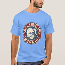 Croyez au T-shirt de Bernie (bleu)