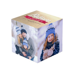 Croyez en la magie de Noël Photo Cube