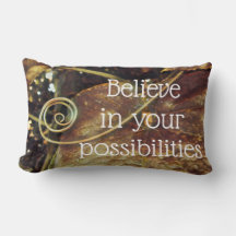 Croyez en vos possibilités Lumbar Coussin