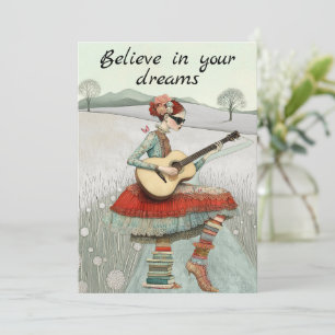 Croyez en votre carte de voeux Dreams