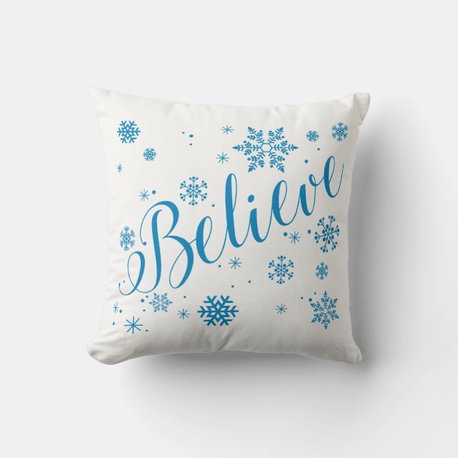"Croyez" le coussin graphique de vacances de (Recto)