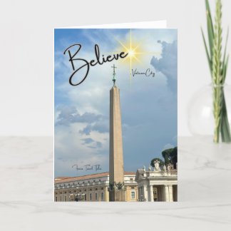 Croyez Vatican Cité Noël Carte de vacances