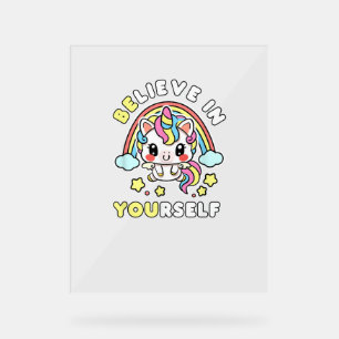 Croyez-Vous En Vous-Même Unicorn Message Positif