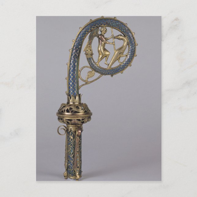 Crozier depicting St. Michael Postcard (Front)