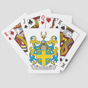Crozier Family Crest Playing Cards