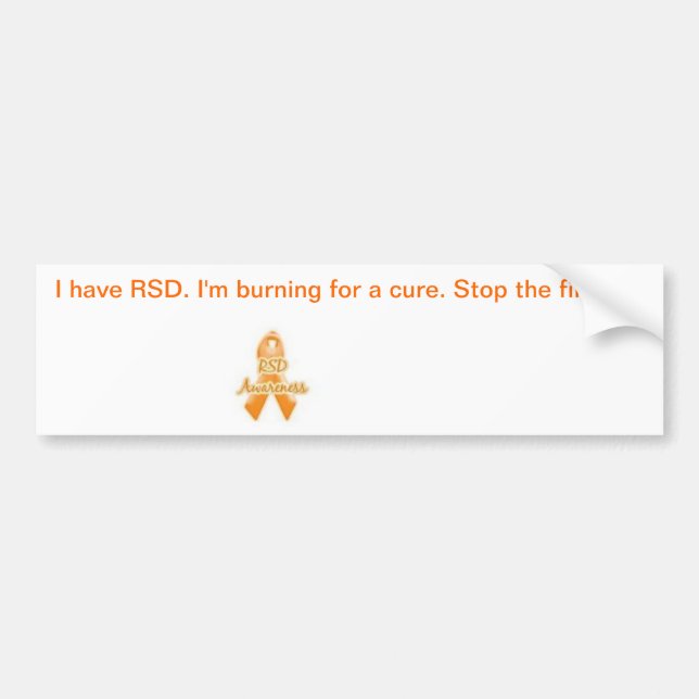 CRPS Awareness Bumper Sticker (Front)