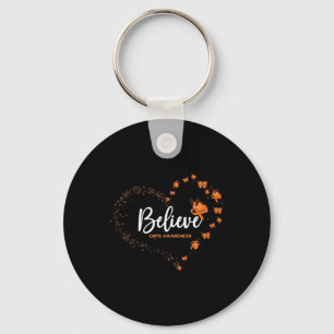 Crps Awareness Butterfly Believe  Keychain