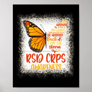 Crps Awareness Complex Regional Pain Syndrome Butt Poster