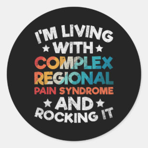 Crps Awareness Complex Regional Pain Syndrome Nove Classic Round Sticker