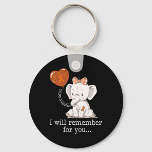 CRPS Awareness Elephant  Keychain