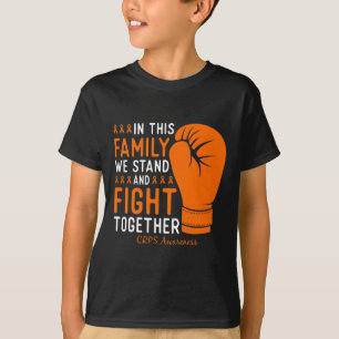Crps Awareness Family Fight Support Boxing Glove T-Shirt