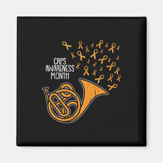Crps Awareness Month Complex Regional Pain Syndrom Magnet (Front)