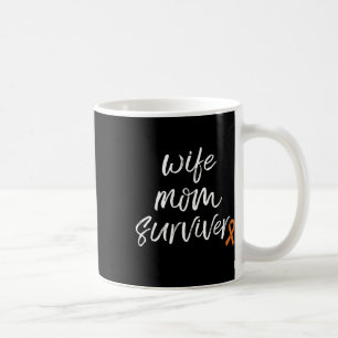 Crps Awareness Orange Ribbon Wife Mom Survivor Coffee Mug