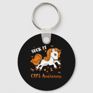 CRPS Awareness Unicorn Keychain