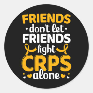 Crps Complex Regional Pain Syndrome Awareness Nove Classic Round Sticker