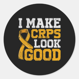 Crps Complex Regional Pain Syndrome Awareness Nove Classic Round Sticker