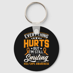 Crps Complex Regional Pain Syndrome Awareness Nove Keychain