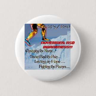 CRPS RSD Leg 2 Inch Round Button