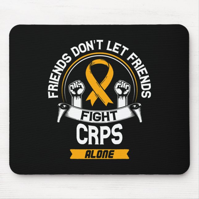 Crps Survivor Algodystrophy Awareness Ribbon  Mouse Pad (Front)