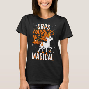 CRPS Warrior Magical Unicorn Orange Ribbon Causalg T-Shirt