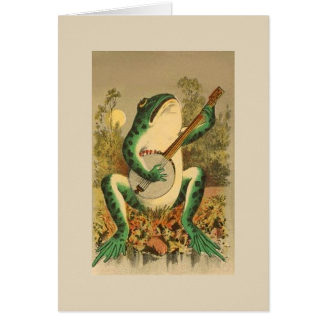 Cru - banjo jouant la grenouille, (Devant)