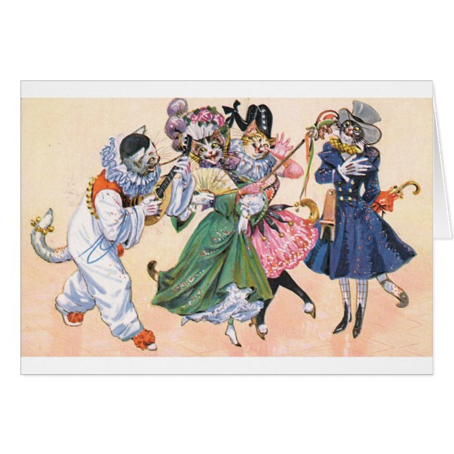 Cru - chats de mardi gras, (Devant horizontal)