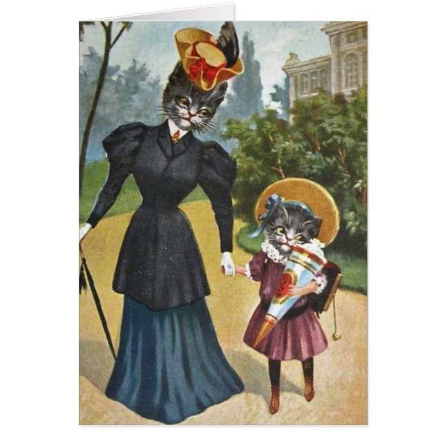 Cru - chats de mère et de fille, (Devant)