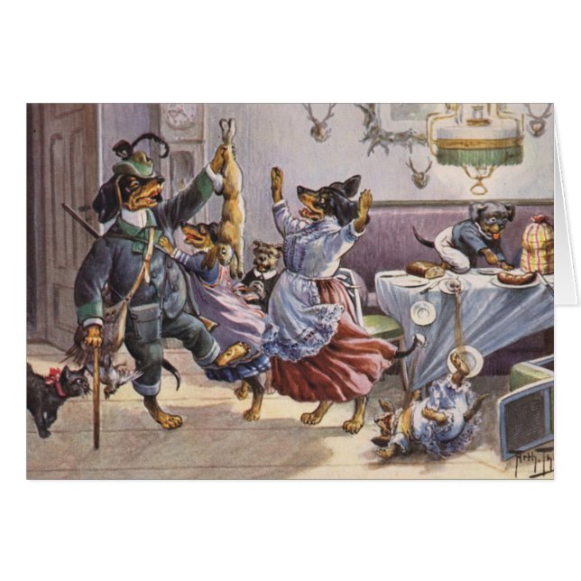 Cru - famille de teckel, (Devant horizontal)