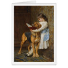 Cru - fille lisant à son chien,