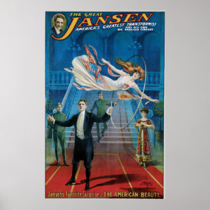 Cru la grande affiche de la publicité de Jansen