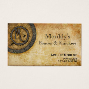 Cru M de monogramme de Steampunk