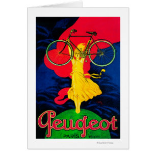 Cru PosterEurope de bicyclette de Peugeot
