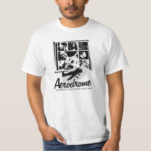 Cru-Rétro T-shirt d'aérodrome