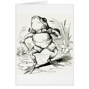 Cru - se pavanant la grenouille débonnaire,