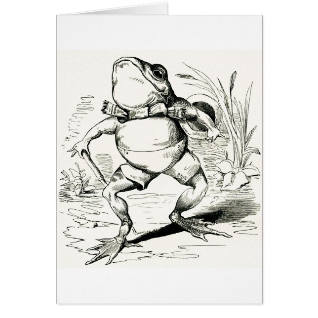 Cru - se pavanant la grenouille débonnaire, (Devant)