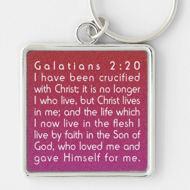 Crucified with Christ Keychain (Front)
