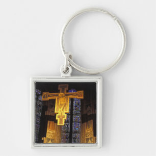 Crucifix above the High altar in the Santa Keychain