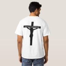 Crucifix de T-shirt de 3h16 de John et de vers dos