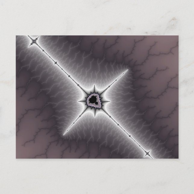 Crucifix - Fractal Postcard (Front)