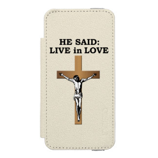 Crucifix Incipio Watson™ iPhone 5 Wallet Case