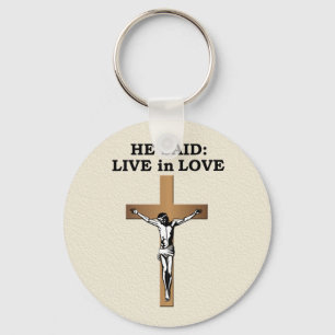 Crucifix Keychain