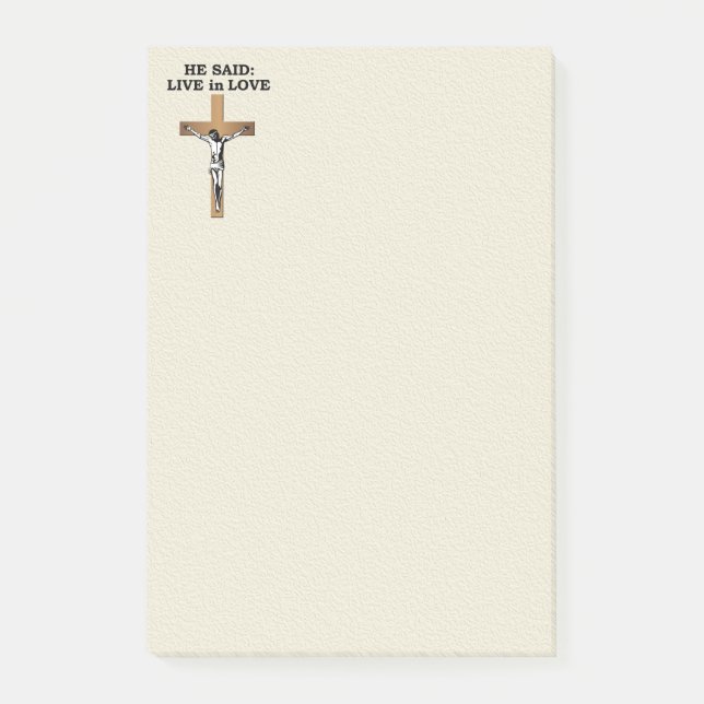 Crucifix Post-it Notes (Front)
